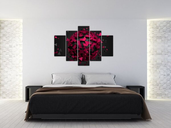 Tablou cu abstracție 3D (150x105 cm)
