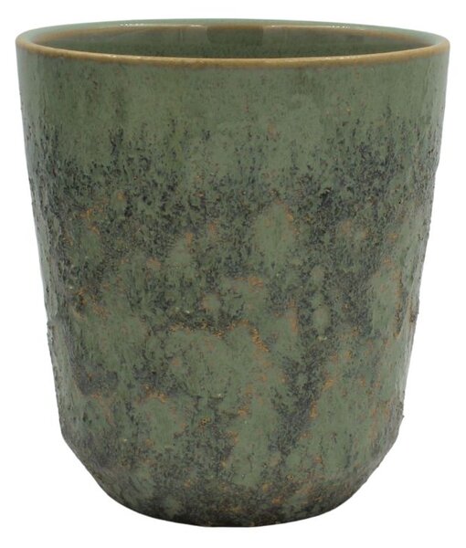 Mască de ghiveci verde Mica 15x12 cm