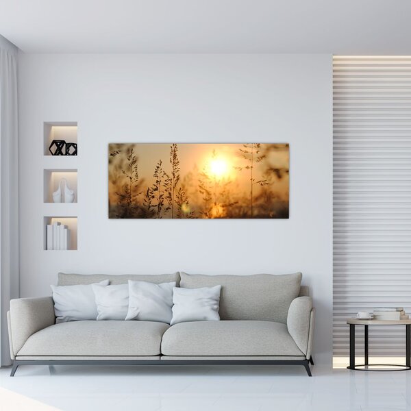 Tablou cu răsărit de soare (120x50 cm)