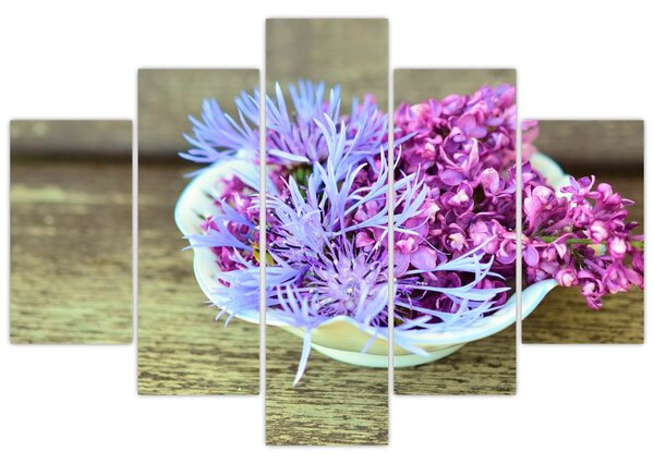 Tablou cu decorațiune din lavanda (150x105 cm)