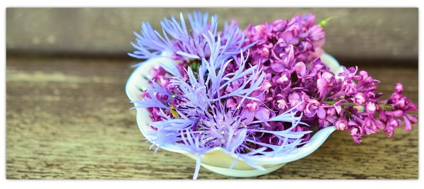 Tablou cu decorațiune din lavanda (120x50 cm)