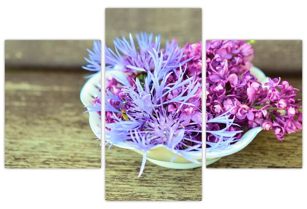 Tablou cu decorațiune din lavanda (90x60 cm)