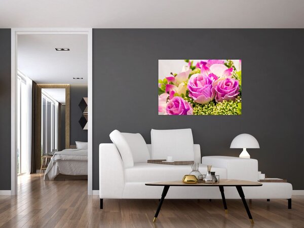 Tablou cu trandafiri (90x60 cm)