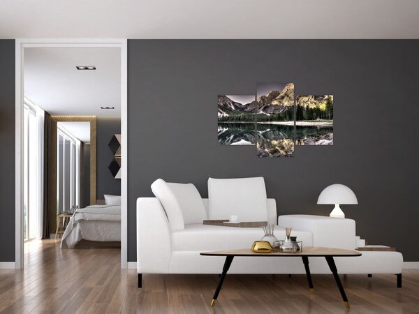 Tablou cu lac montan (90x60 cm)