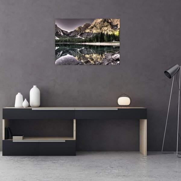 Tablou cu lac montan (70x50 cm)