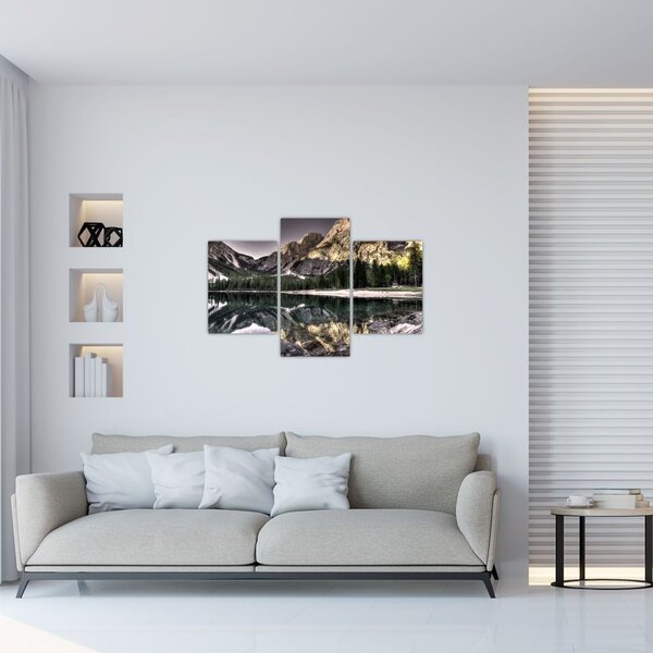 Tablou cu lac montan (90x60 cm)