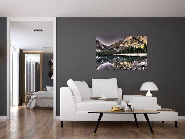 Tablou cu lac montan (90x60 cm)