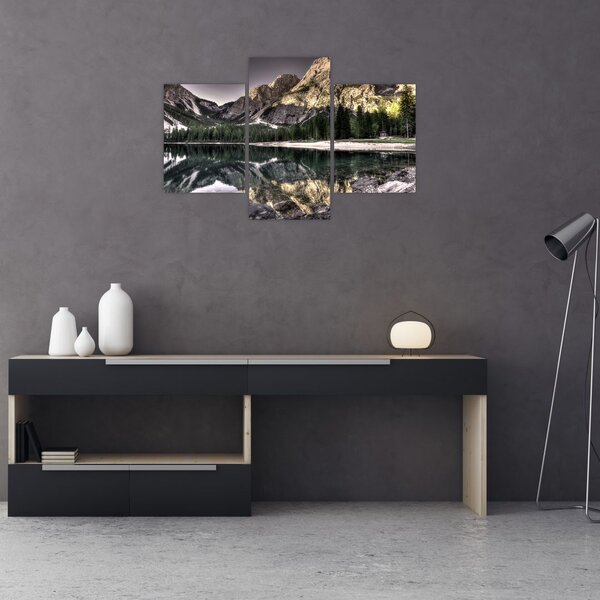 Tablou cu lac montan (90x60 cm)