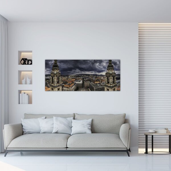 Tablou cu basilică (120x50 cm)