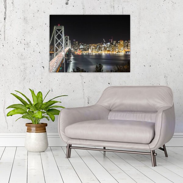 Tablou cu podul Brooklin și New York (70x50 cm)