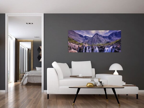 Tablou cu cascade (120x50 cm)
