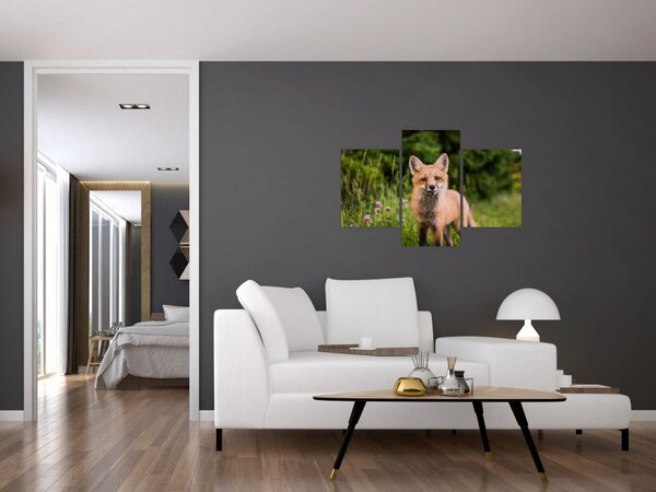 Tablou cu vulpe (90x60 cm)