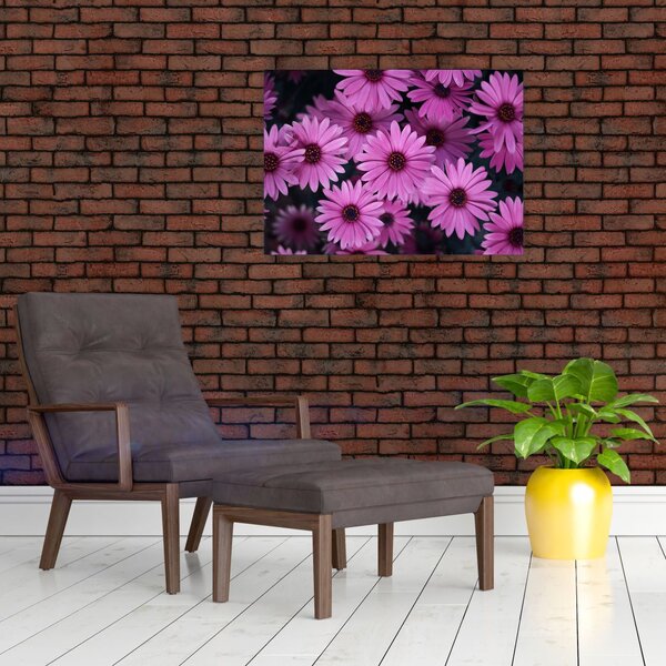 Tablou cu florile roz (70x50 cm)