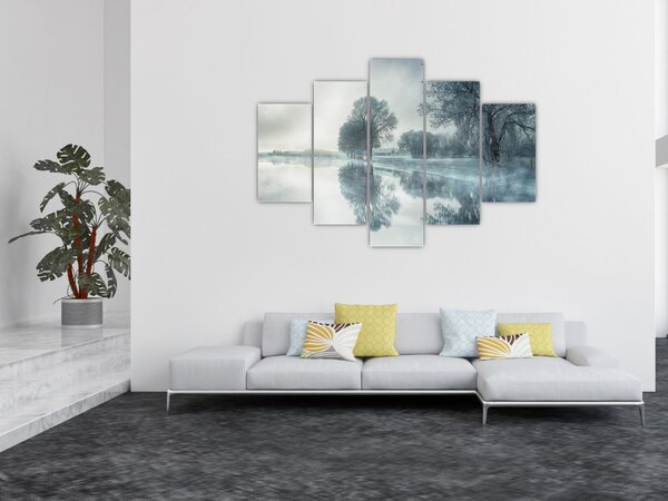 Tablou cu natura iarna (150x105 cm)