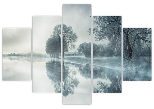 Tablou cu natura iarna (150x105 cm)