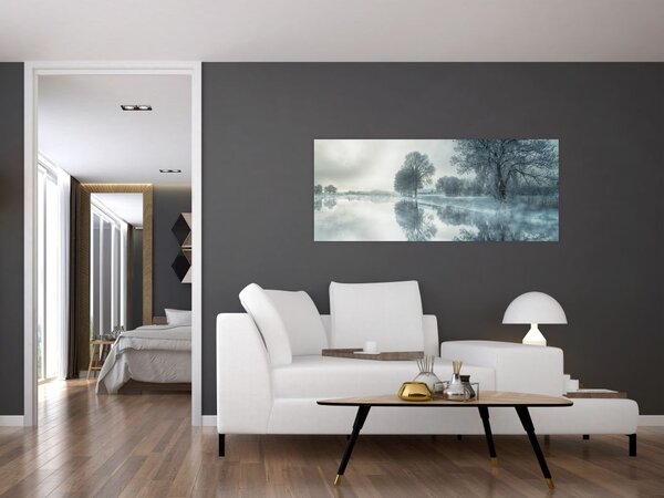 Tablou cu natura iarna (120x50 cm)