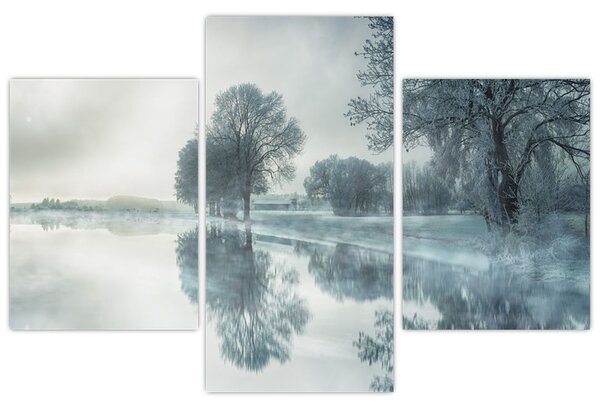 Tablou cu natura iarna (90x60 cm)