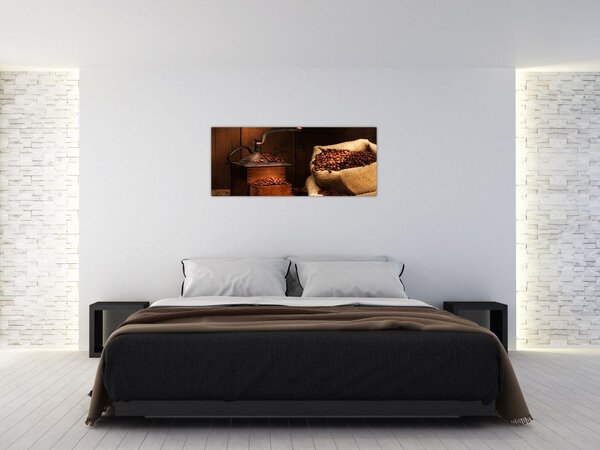 Tablou cu cafea (120x50 cm)