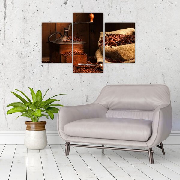 Tablou cu cafea (90x60 cm)