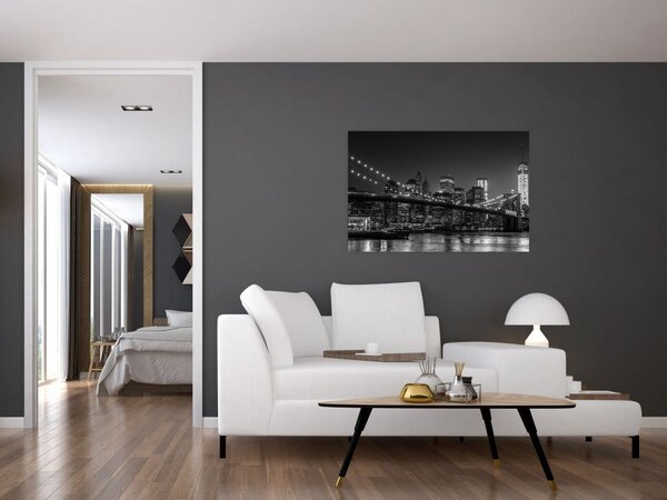 Tablou cu podul Brooklin în New York (90x60 cm)