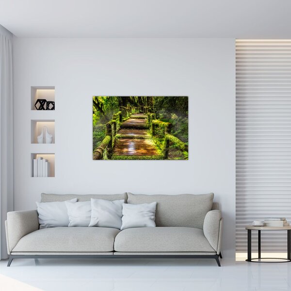 Tablou cu scări într-o pădure tropicală (90x60 cm)