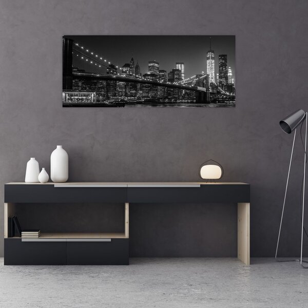 Tablou cu podul Brooklin în New York (120x50 cm)
