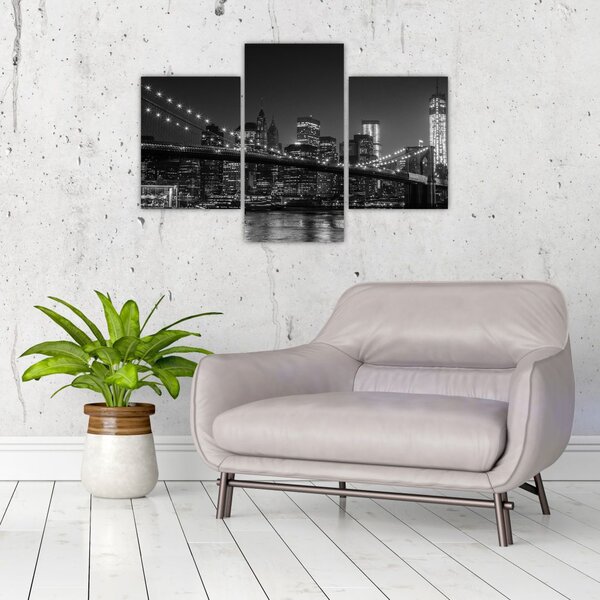 Tablou cu podul Brooklin în New York (90x60 cm)