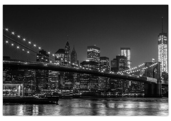 Tablou cu podul Brooklin în New York (90x60 cm)