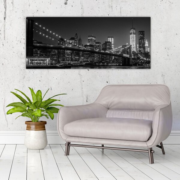 Tablou cu podul Brooklin în New York (120x50 cm)