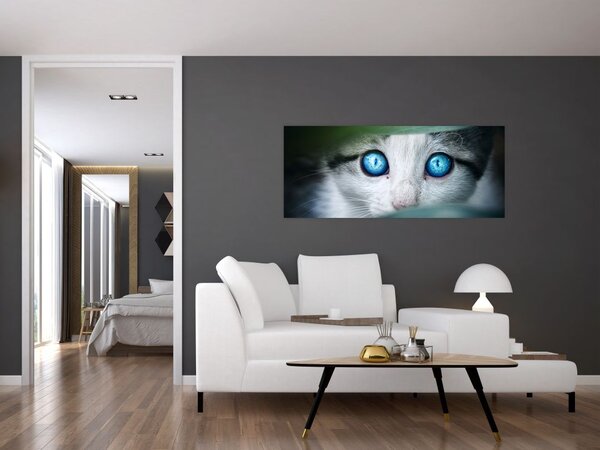 Tablou cu pisica (120x50 cm)