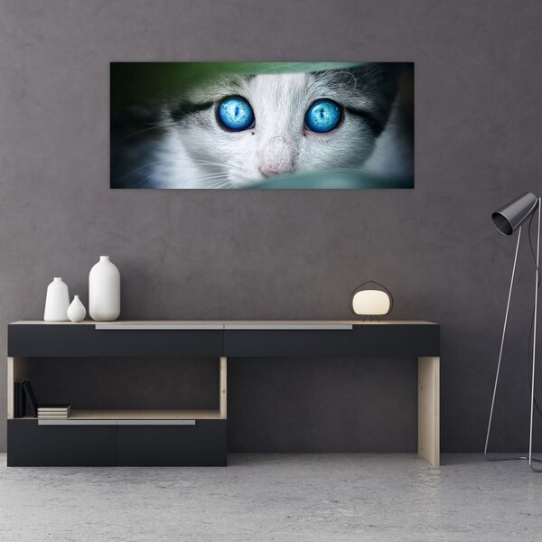 Tablou cu pisica (120x50 cm)