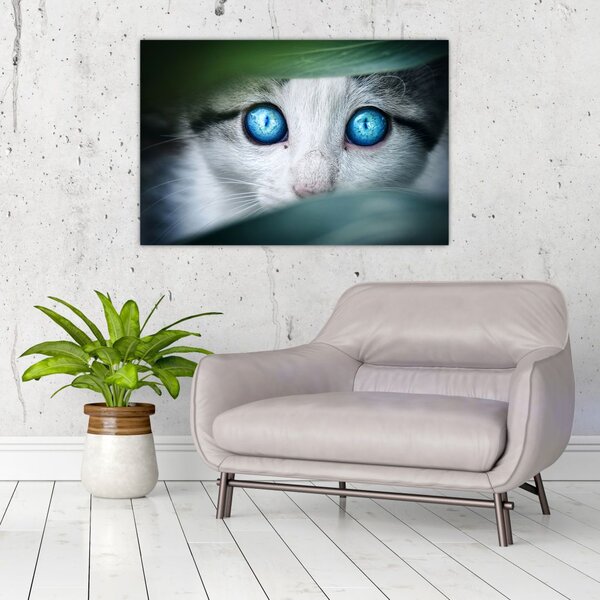 Tablou cu pisica (90x60 cm)