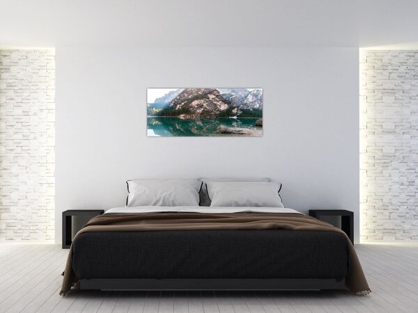 Tablou cu lac montan (120x50 cm)