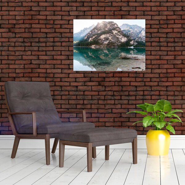 Tablou cu lac montan (70x50 cm)