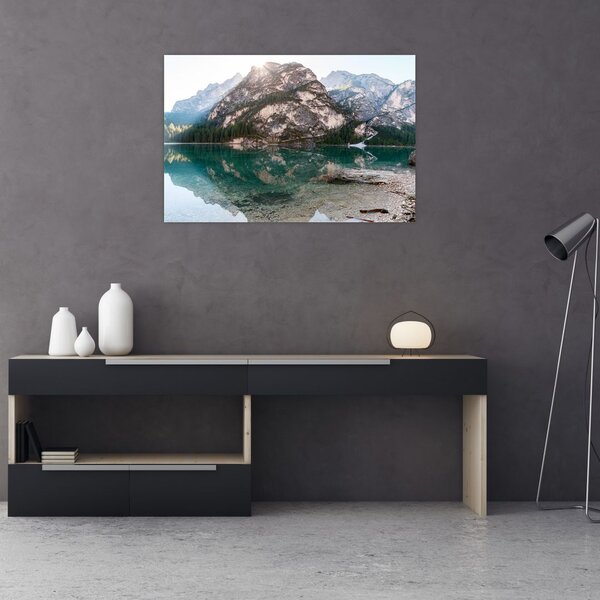 Tablou cu lac montan (90x60 cm)