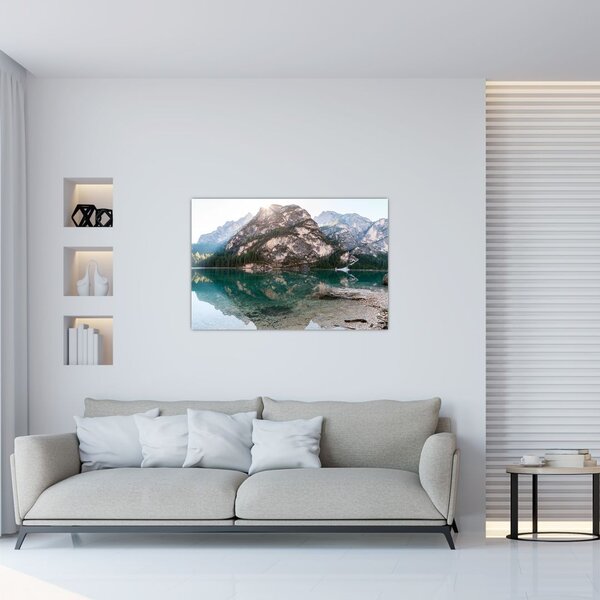 Tablou cu lac montan (90x60 cm)