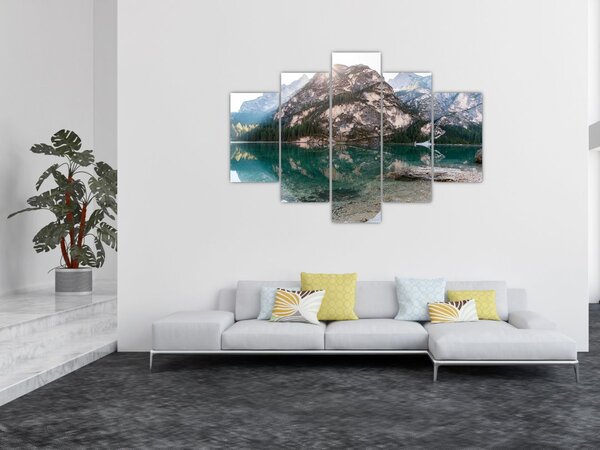 Tablou cu lac montan (150x105 cm)