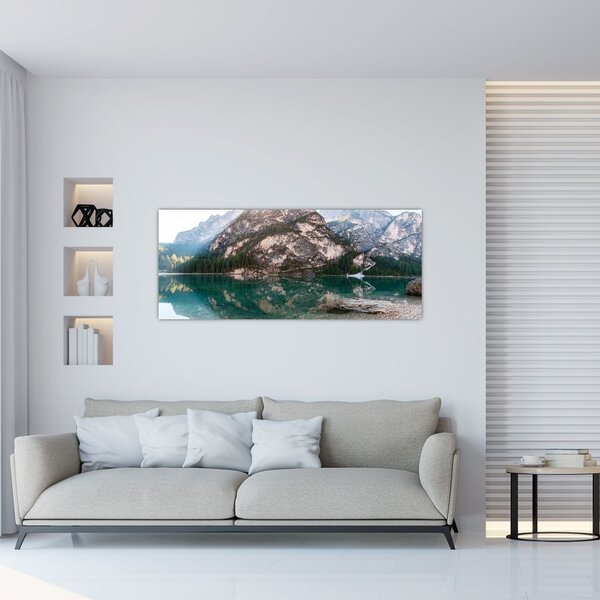 Tablou cu lac montan (120x50 cm)