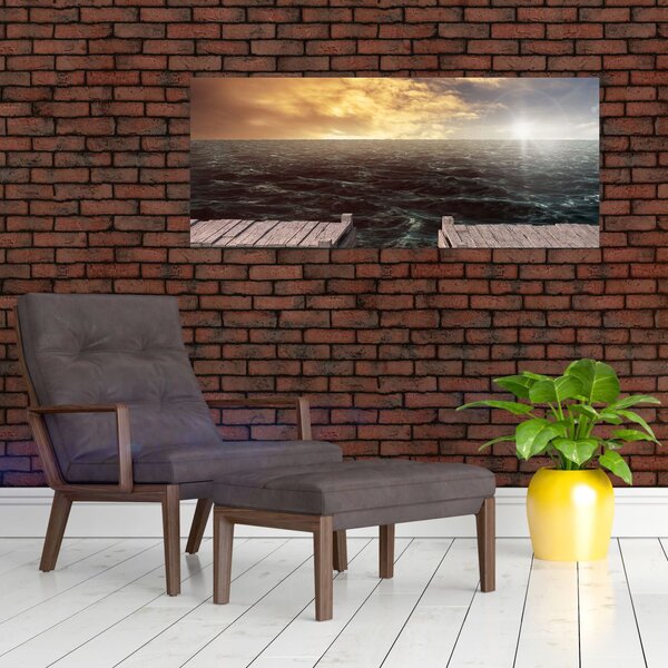 Tablou cu marea (120x50 cm)