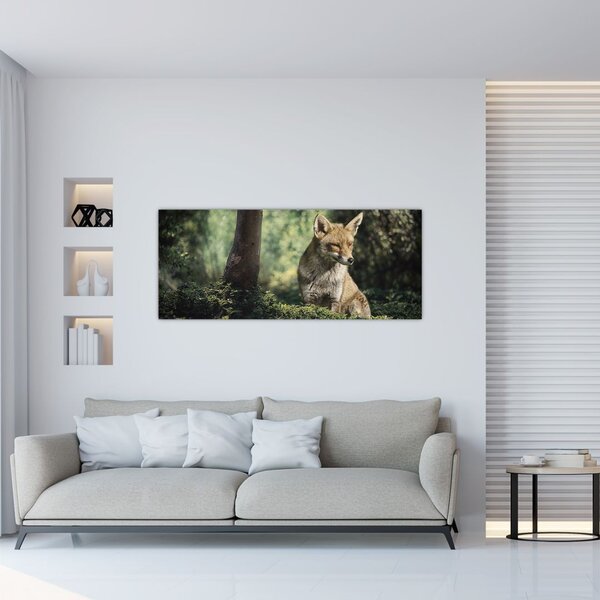 Tablou cu vulpe (120x50 cm)
