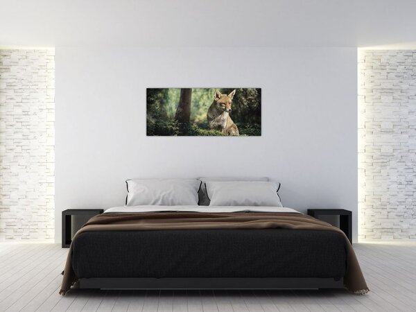 Tablou cu vulpe (120x50 cm)