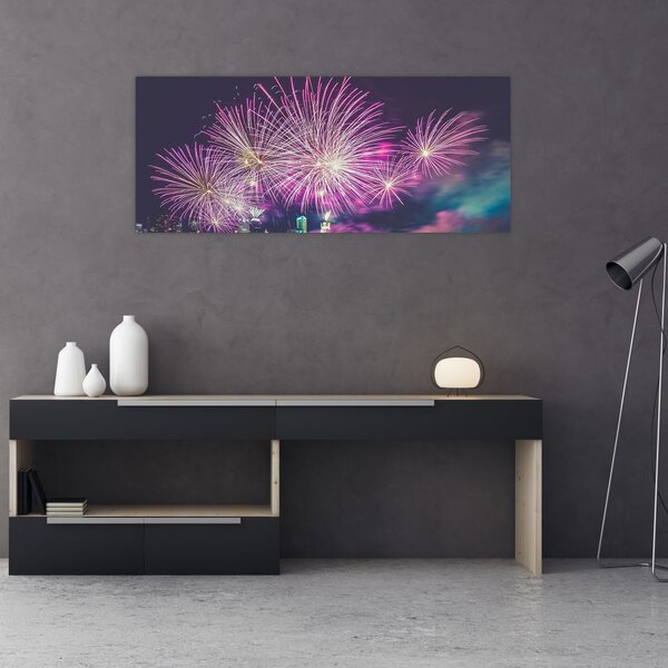 Tablou cu artificii (120x50 cm)