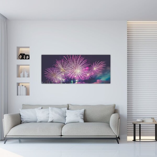 Tablou cu artificii (120x50 cm)