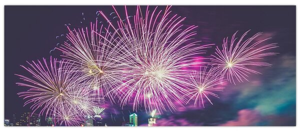 Tablou cu artificii (120x50 cm)