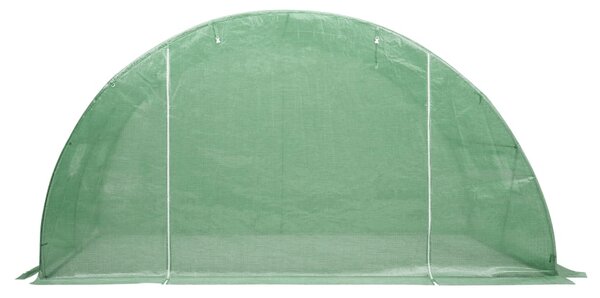 Sera gradina 10x4x2m tip tunel pentru legume, verde