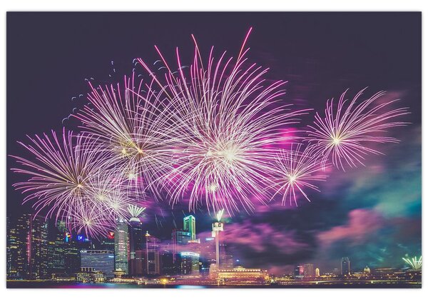 Tablou cu artificii (90x60 cm)