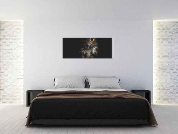 Tablou cu bufnița (120x50 cm)