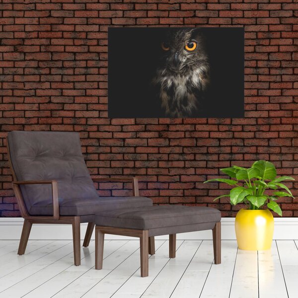 Tablou cu bufnița (90x60 cm)