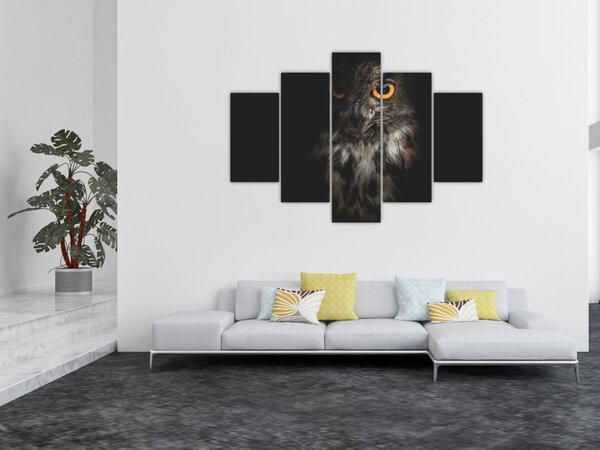 Tablou cu bufnița (150x105 cm)
