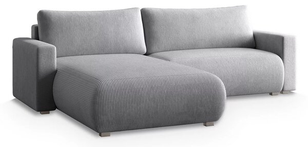 Coltar extensibil TAFIRA, gri deschis, colt interschimbabil